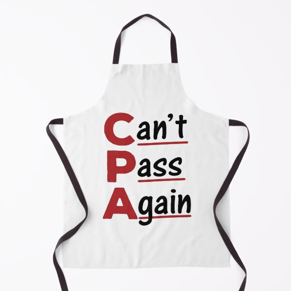 Item preview, CPA Can't Pass Again Funny Accountant designed and sold by jaygo.