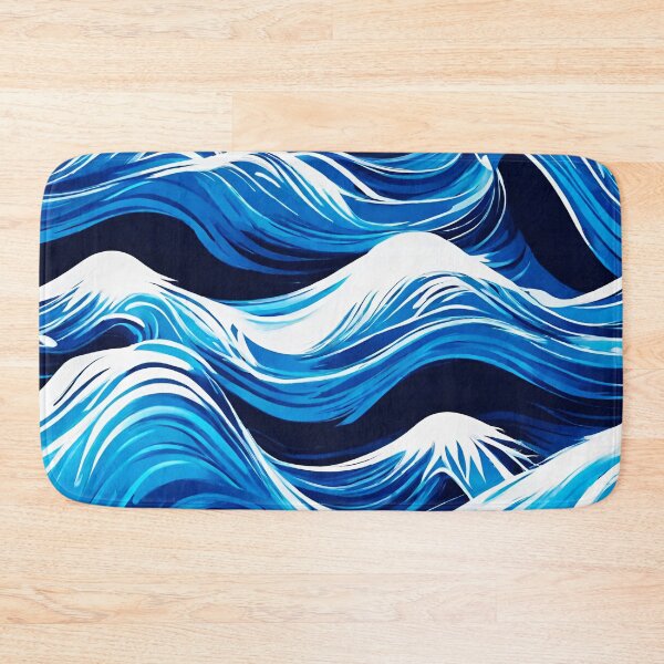 Item preview, Japanese Ocean Wave Brush Stroke Texture 4 designed and sold by Tom-Johnson.