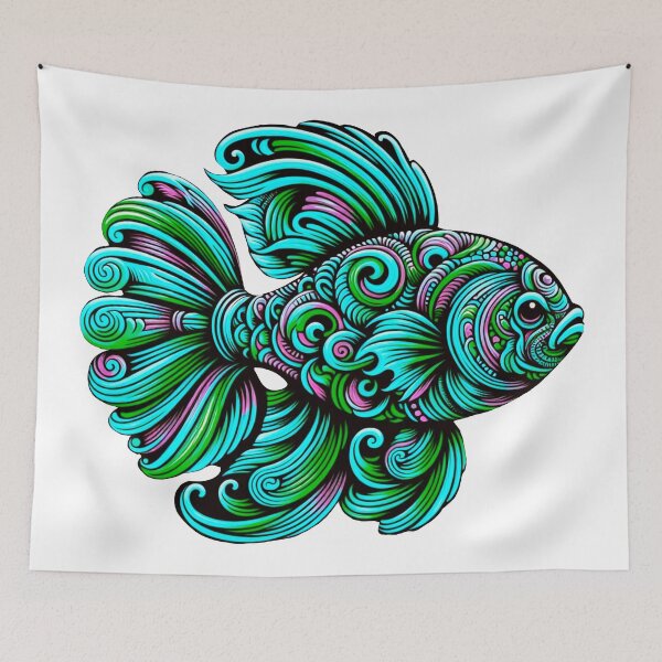 Item preview, Lucky fish designed and sold by Osher-BioArt.