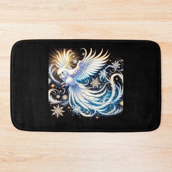Item preview, The Budgie's Dance with the Snowflakes designed and sold by LegademaArt.