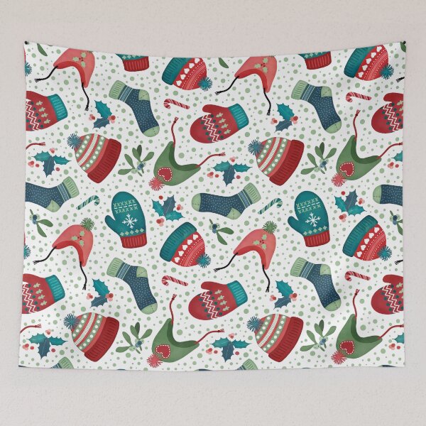 Item preview, Christmas warmth toss white designed and sold by adenaJ.