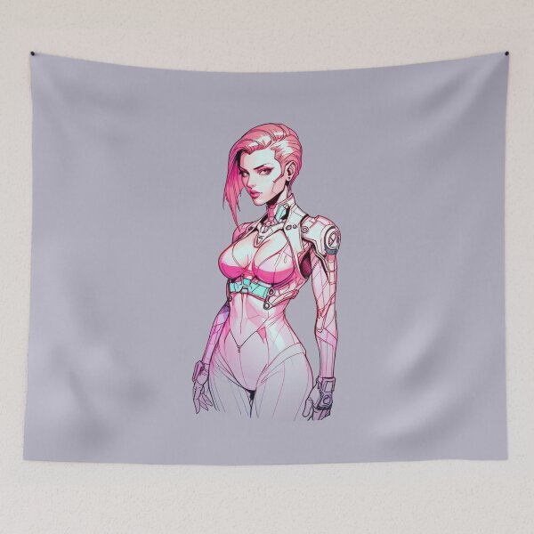 Item preview, Cyborg Girl designed and sold by ArtCraftLab.