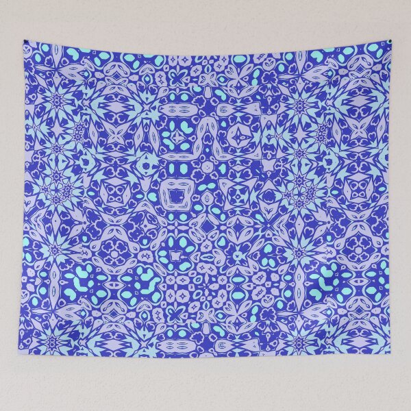 Item preview, Indigo Kaleidoscope 7 designed and sold by AneissPiaf.