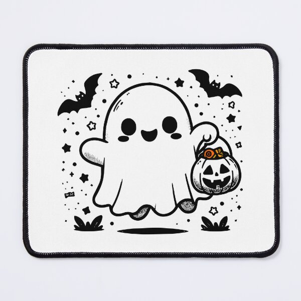 Item preview, Whimsical Halloween Cute Ghost designed and sold by Thai Vibe Studio.