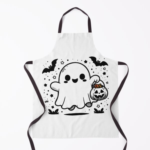 Item preview, Whimsical Halloween Cute Ghost designed and sold by Thai Vibe Studio.