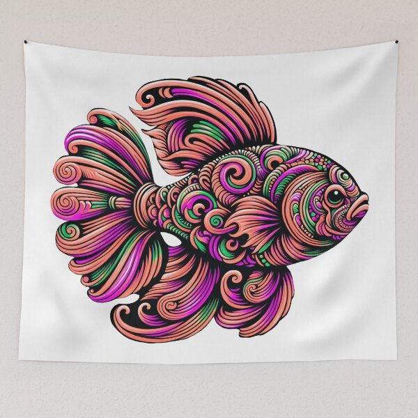 Item preview, Lucky fish designed and sold by Osher-BioArt.