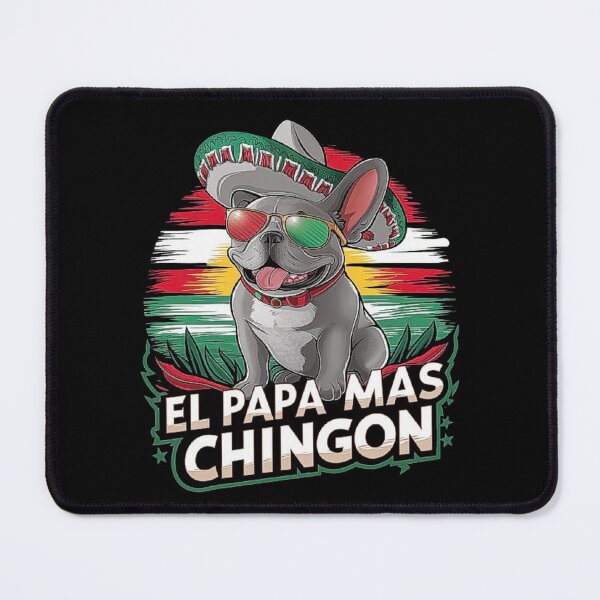 Item preview, El Papa Mas Chingon - Cool French Bulldog Sombrero Dog Art for Funny Dog Lovers, Dad Gift, Mexico Pride, and Unique Pet Humor designed and sold by love3617.