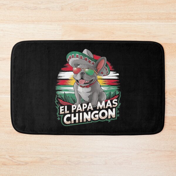 Item preview, El Papa Mas Chingon - Cool French Bulldog Sombrero Dog Art for Funny Dog Lovers, Dad Gift, Mexico Pride, and Unique Pet Humor designed and sold by love3617.