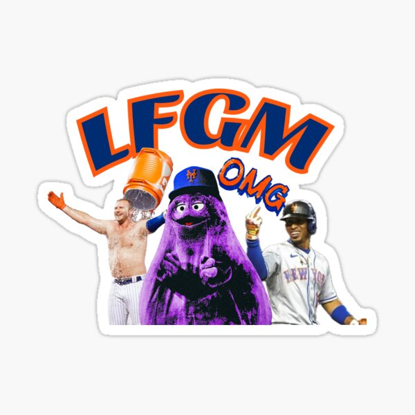 Item preview, Grimace Mets Baseball 2024 designed and sold by MiloAndOtis.
