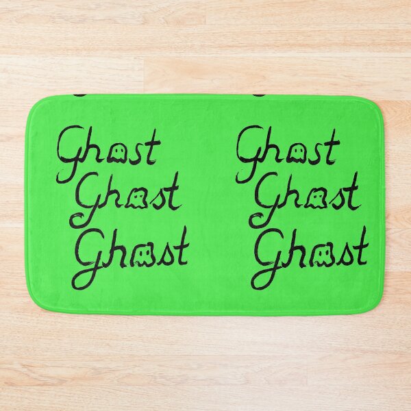 Item preview, Three Black Ghosts Slime Green background designed and sold by MagentaTwilight.