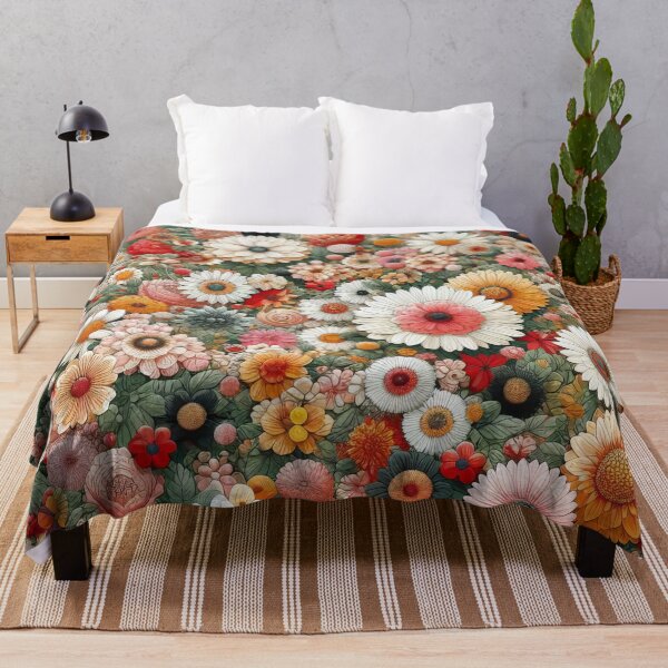 Item preview, Radiant Garden of Endless Blooming Flowers designed and sold by ArtComixHaven.