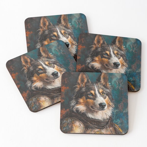Item preview, Australian Shepard In Armor designed and sold by WillmanArt.