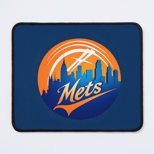 Item preview, New York Mets Skyline Desk Mat | Baseball Team Mousepad | NY Mets Logo Gaming & Office Desk Decor designed and sold by Mousetopia.