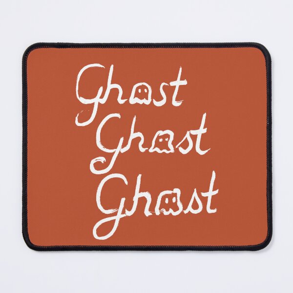 Item preview, Three Ghosts Pumpkin Orange background designed and sold by MagentaTwilight.