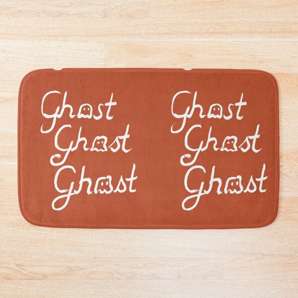 Item preview, Three Ghosts Pumpkin Orange background designed and sold by MagentaTwilight.
