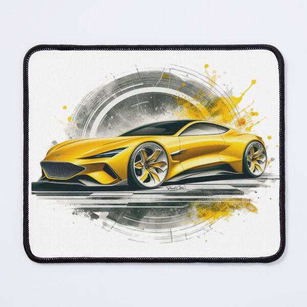 Item preview, Yellow sports car. designed and sold by Fredceri01.