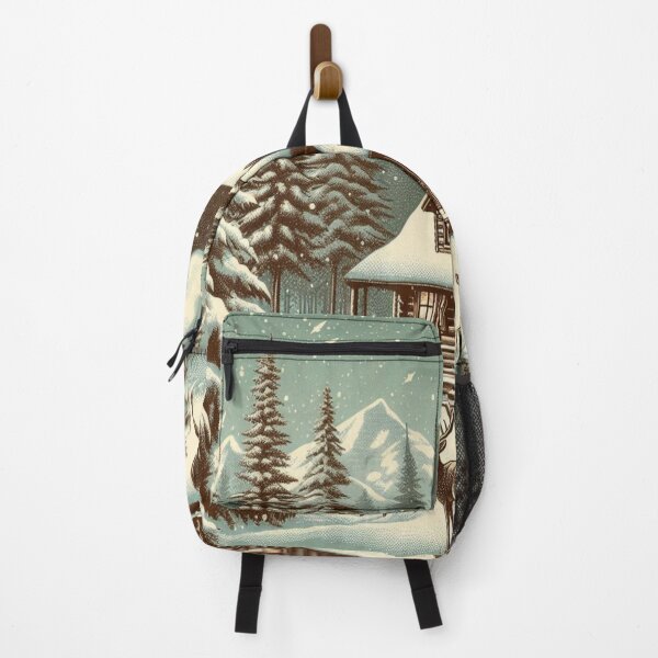 Item preview, Vintage Winter Cabin 2 designed and sold by harwoodkp.