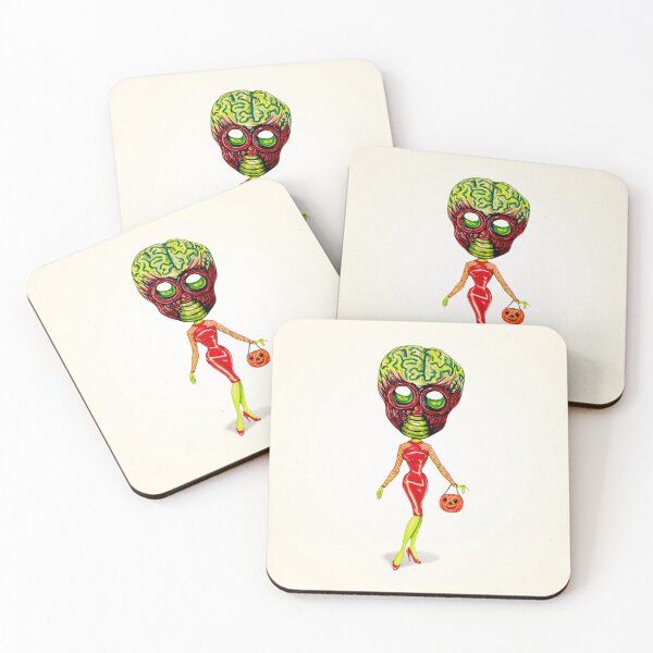 Item preview, Halloween Trick or Treater : Alien Woman designed and sold by Kelly  Gilleran.