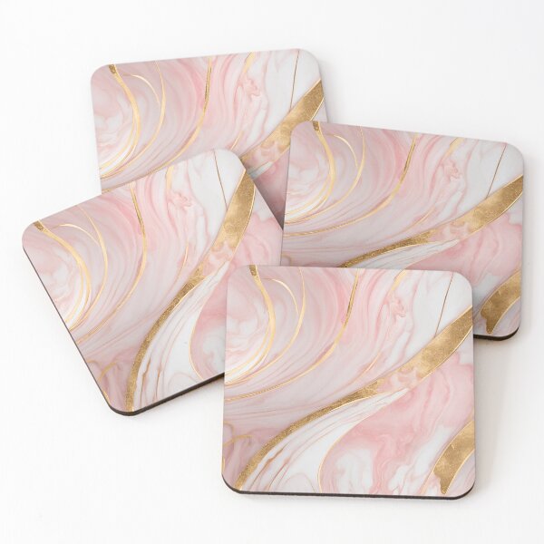 Item preview, Light Pink Marble with Gold Accents designed and sold by Have Mercy.