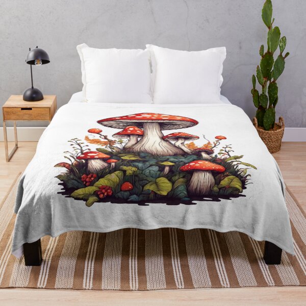 Item preview, Enchanted Mushroom Garden Fantasy Scene 4 designed and sold by Tom-Johnson.