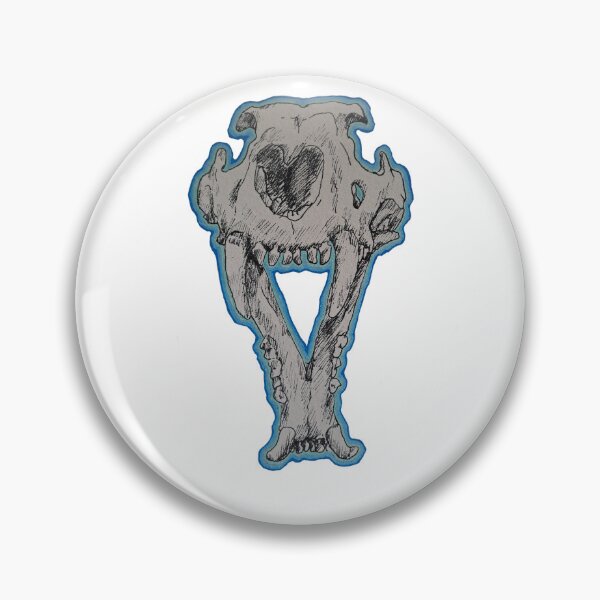 Item preview, Skeliton skull ,blue designed and sold by Emily2308.