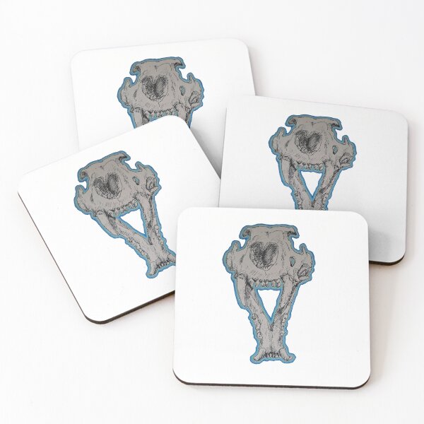 Item preview, Skeliton skull ,blue designed and sold by Emily2308.