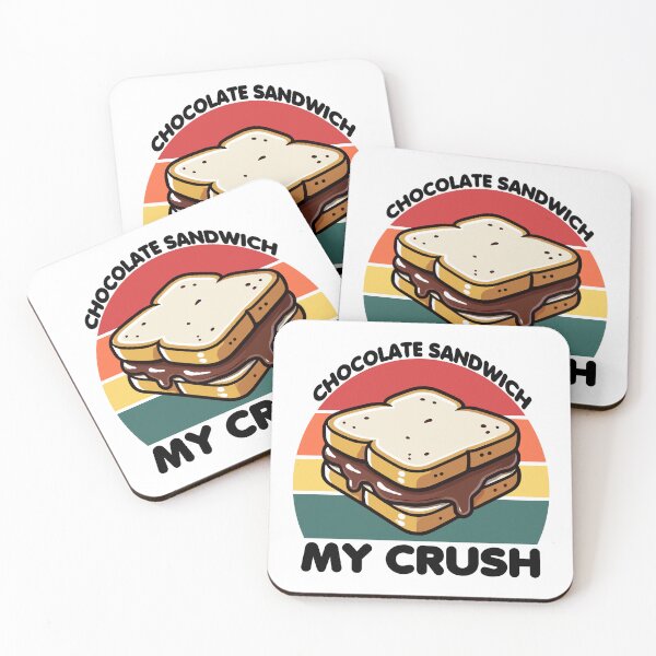 Item preview, Chocolate Sandwich My Crush designed and sold by MaateoDesign.