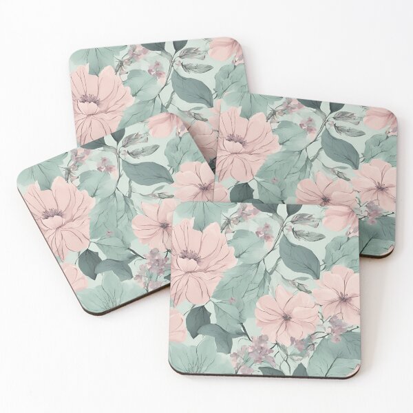 Artikelvorschau, Handgezeichnete Pastellblumen (Boho Chic) entworfen und verkauft von Have Mercy.
