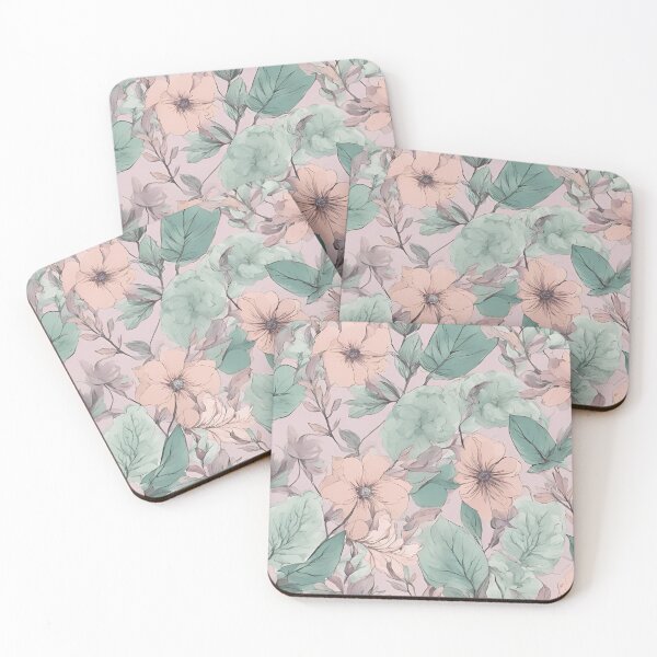 Artikelvorschau, Handgezeichnete Pastellblumen (Boho Chic) entworfen und verkauft von Have Mercy.