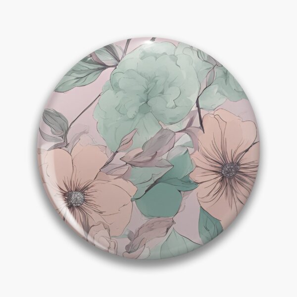 Artikelvorschau, Handgezeichnete Pastellblumen (Boho Chic) entworfen und verkauft von Have Mercy.