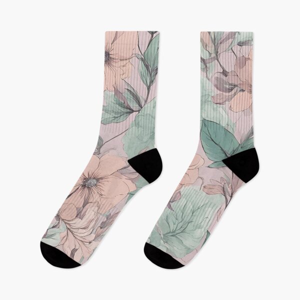 Artikelvorschau, Handgezeichnete Pastellblumen (Boho Chic) entworfen und verkauft von Have Mercy.