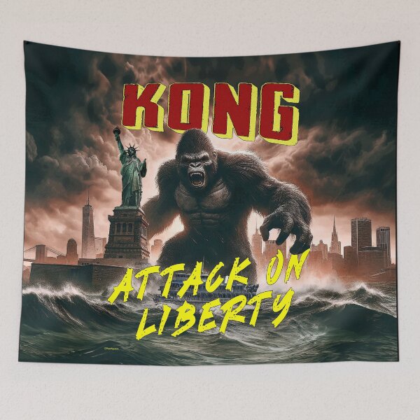 Item preview, KONG: Attack on Liberty designed and sold by PapaSquatch.