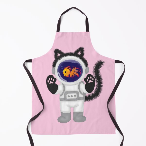 Item preview, Fish the Meow-stronaut designed and sold by ChaosAndLace.