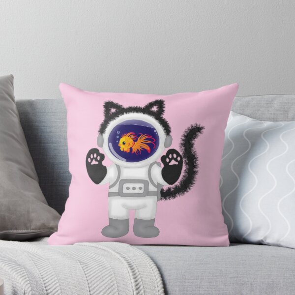 Item preview, Fish the Meow-stronaut designed and sold by ChaosAndLace.