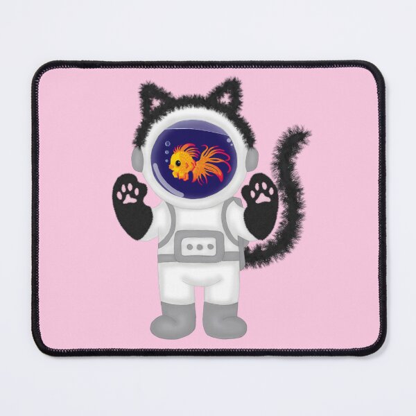 Item preview, Fish the Meow-stronaut designed and sold by ChaosAndLace.