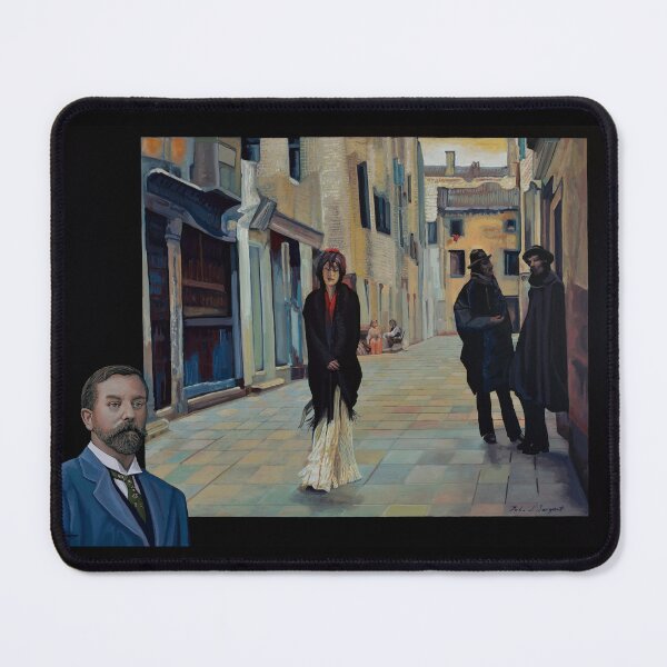 Item preview, John Singer Sargent Street in Venice Painting designed and sold by PaulMeijering.