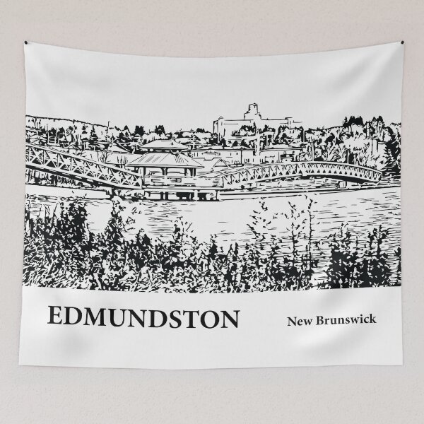 Item preview, Edmundston New Brunswick designed and sold by Lakeric Cityscapes.