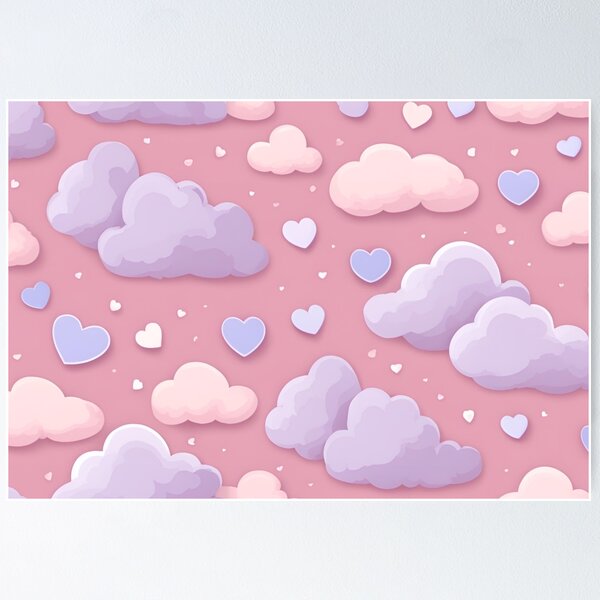 Item preview, Fluffy Clouds and Hearts designed and sold by Have Mercy.