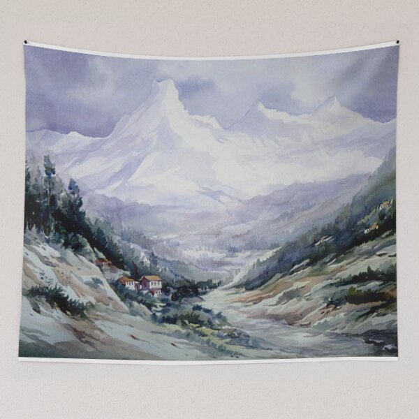 Item preview, Beauty of Himalayan Peaks designed and sold by SamirArt.