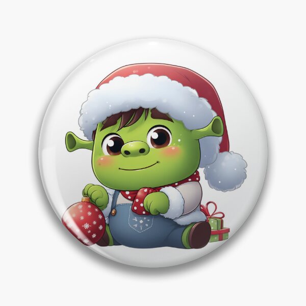 Item preview, Cute Baby Shrek Christmas designed and sold by Delamoon.