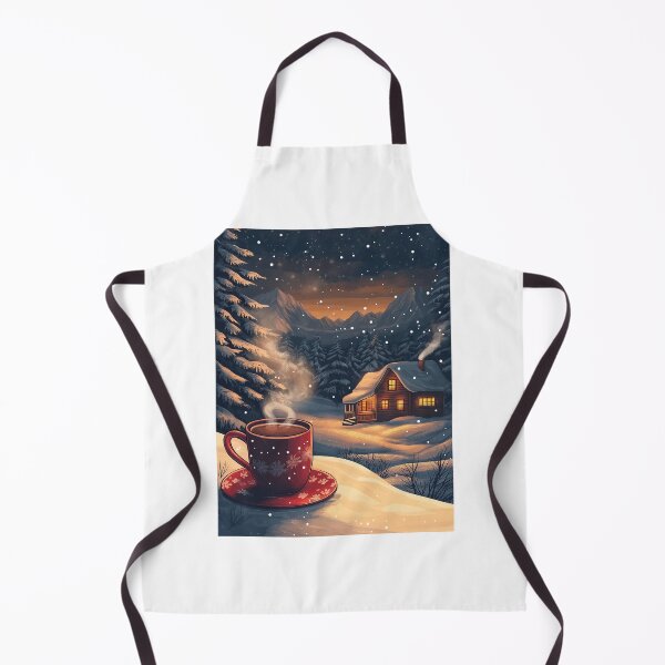 Item preview, Cozy Winter Holiday Cabin In The Woods designed and sold by imbakrastavac.