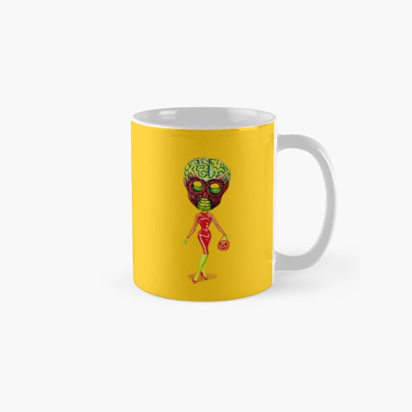 Item preview, Halloween Trick or Treater : Alien Woman - Yellow  designed and sold by Kelly  Gilleran.