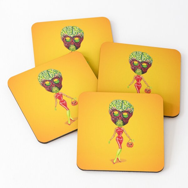 Item preview, Halloween Trick or Treater : Alien Woman - Yellow  designed and sold by Kelly  Gilleran.