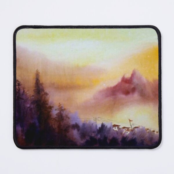 Item preview, Sunset Himalaya Mountain Landscape designed and sold by SamirArt.