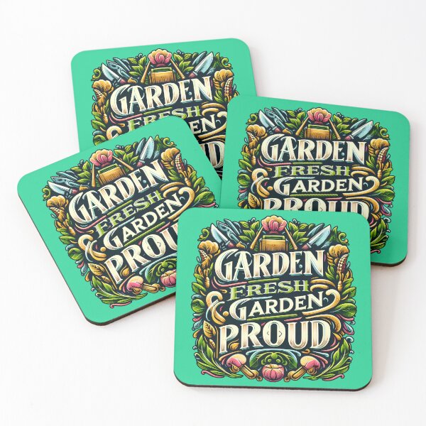Item preview, Garden Fresh Garden Proud, typography designed and sold by maxmaj.