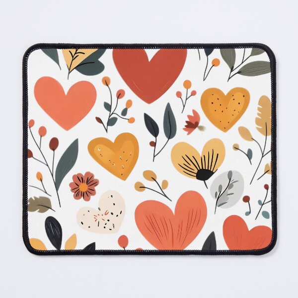 Item preview, Floral and Hearts Pattern: Natural Elegance designed and sold by SweetMagicDream.