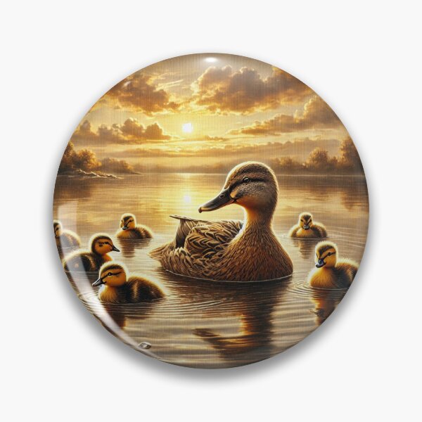 Item preview, Ducks in the lake designed and sold by PawPrintDecals.