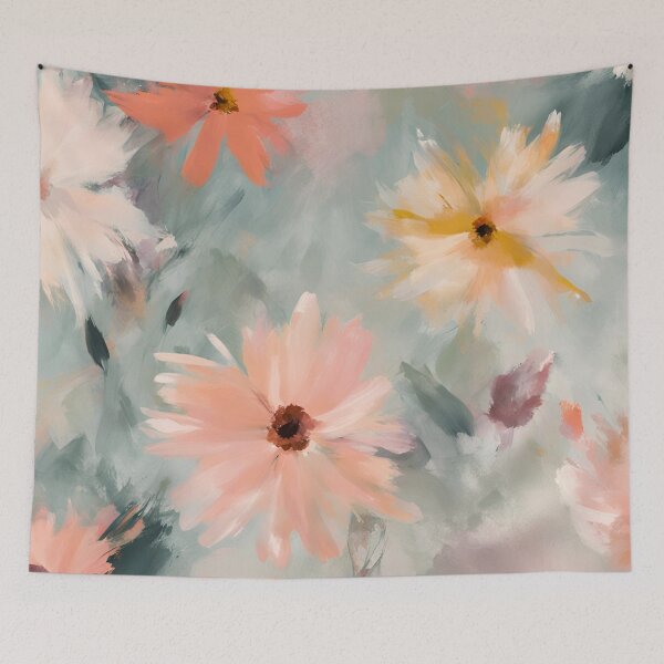 Item preview, Smudged Pastel Flowers designed and sold by Have Mercy.