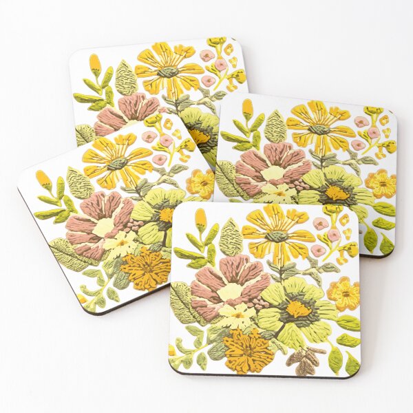 Item preview, Vintage Fall Floral Faux Needlepoint Pattern Nostalgia  designed and sold by IDK-U.