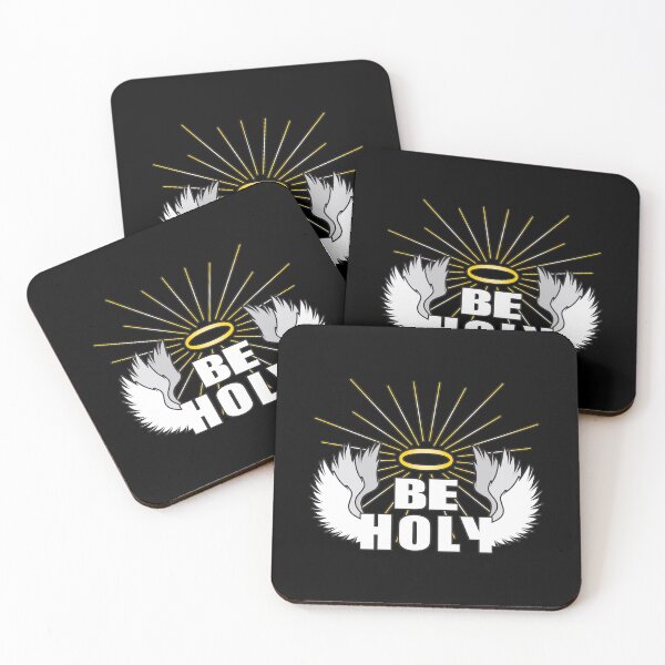 Item preview, Be Holy with 3 wings , rays and halo designed and sold by bycreativehand.